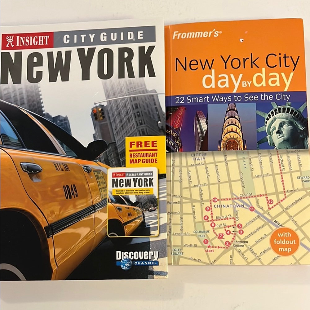 5/$25 Sale
New York City Guidebooks Set